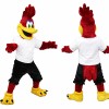 Red Rooster Mascot Costume