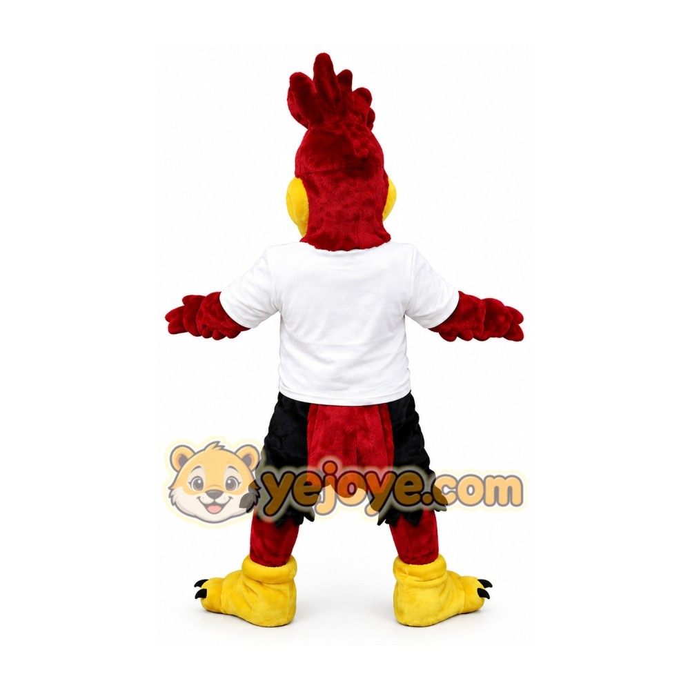 Red Rooster Mascot Costume Red Rooster Mascot Costume