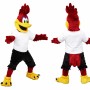 Red Rooster Mascot Costume