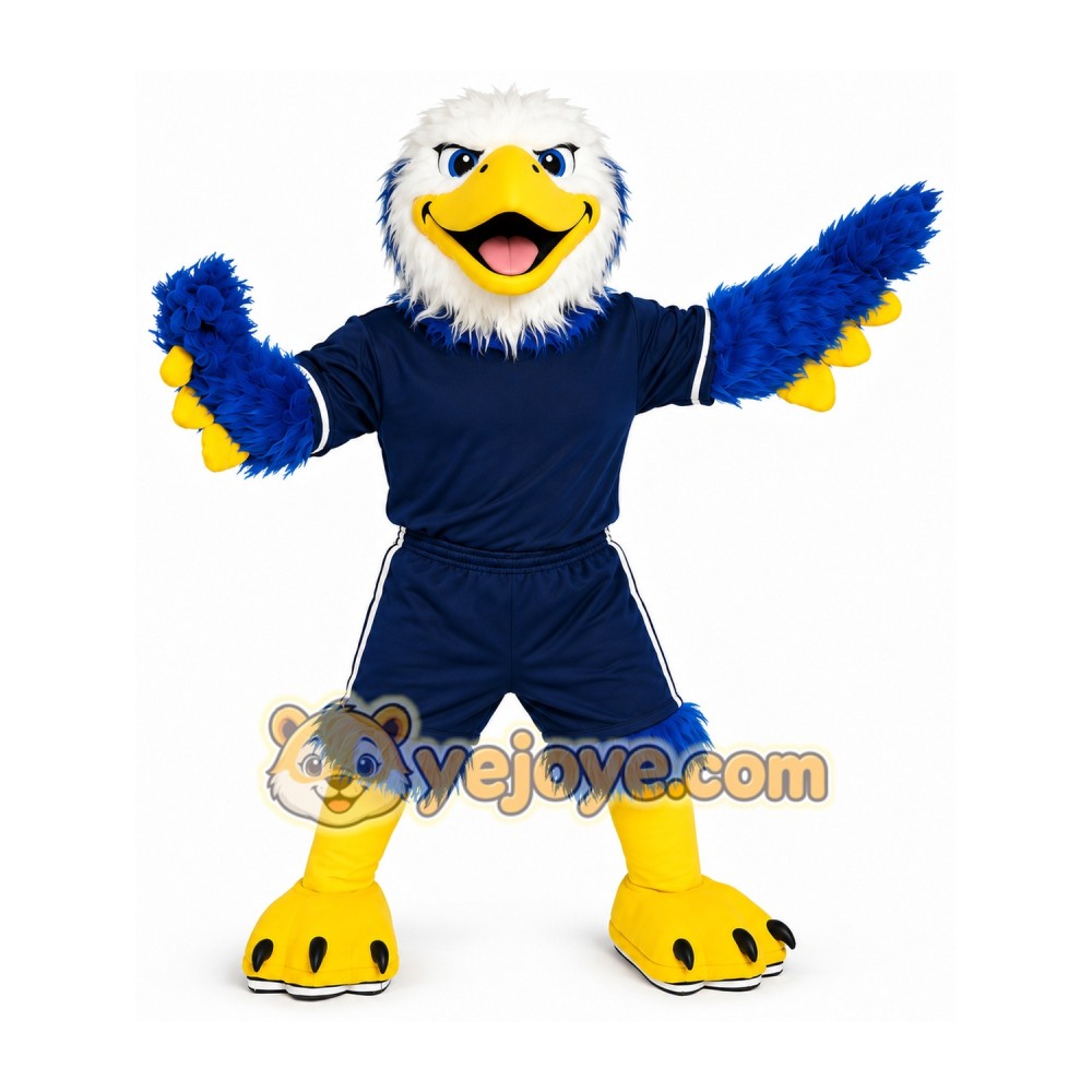Blue Eagle Mascot Costume Blue Eagle Mascot Costume