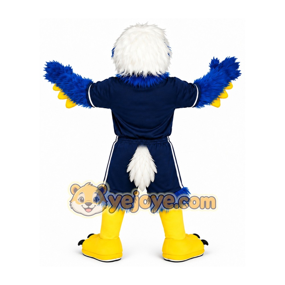 Blue Eagle Mascot Costume Blue Eagle Mascot Costume