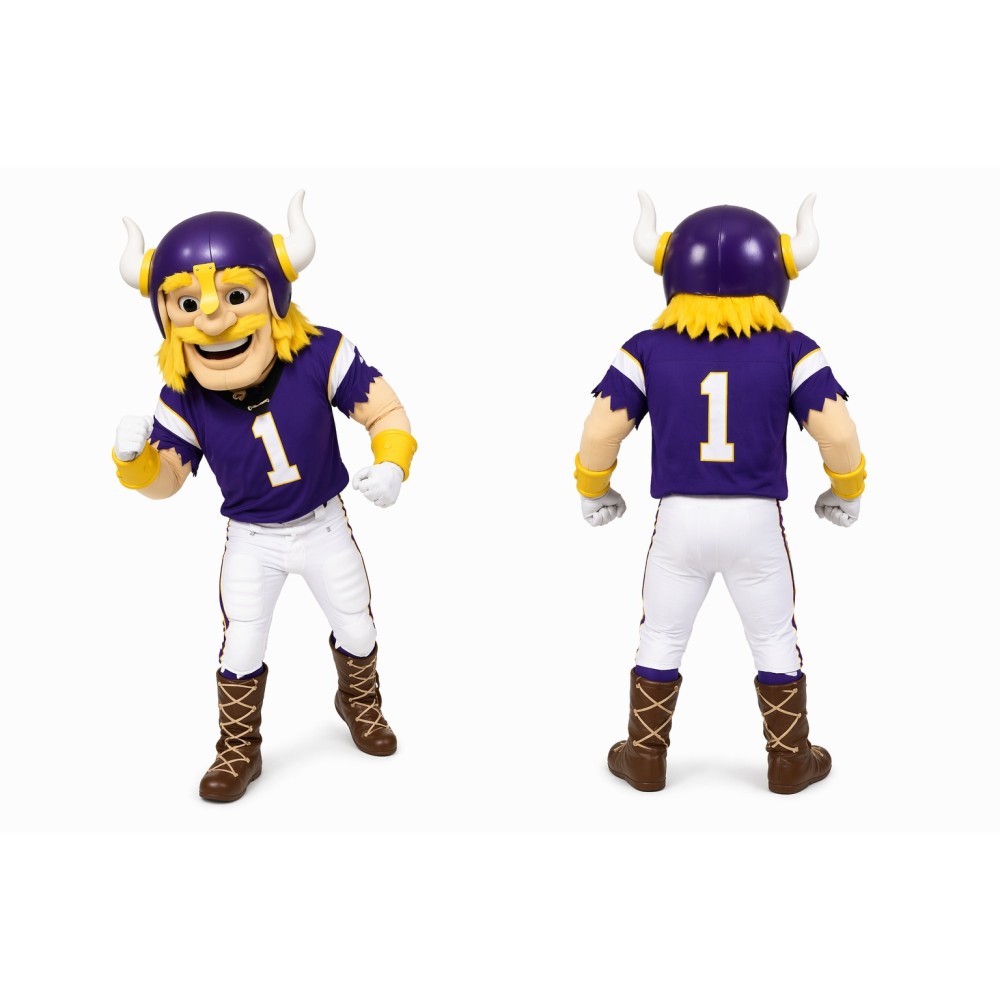 Purple Viking Mascot Costume