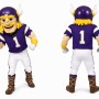 Purple Viking Mascot Costume