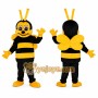 Yellow and Black Bee Mascot Costume