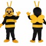 Yellow and Black Bee Mascot Costume