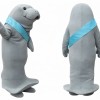 Light Gray Manatee Mascot Costume