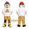 White Dalmatian Firefighter Mascot Costume White Dalmatian Firefighter Mascot Costume