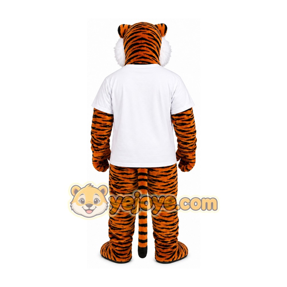 Orange Tiger Mascot Costume Orange Tiger Mascot Costume