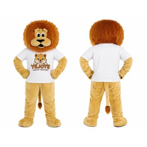 Golden Lion Mascot Costume