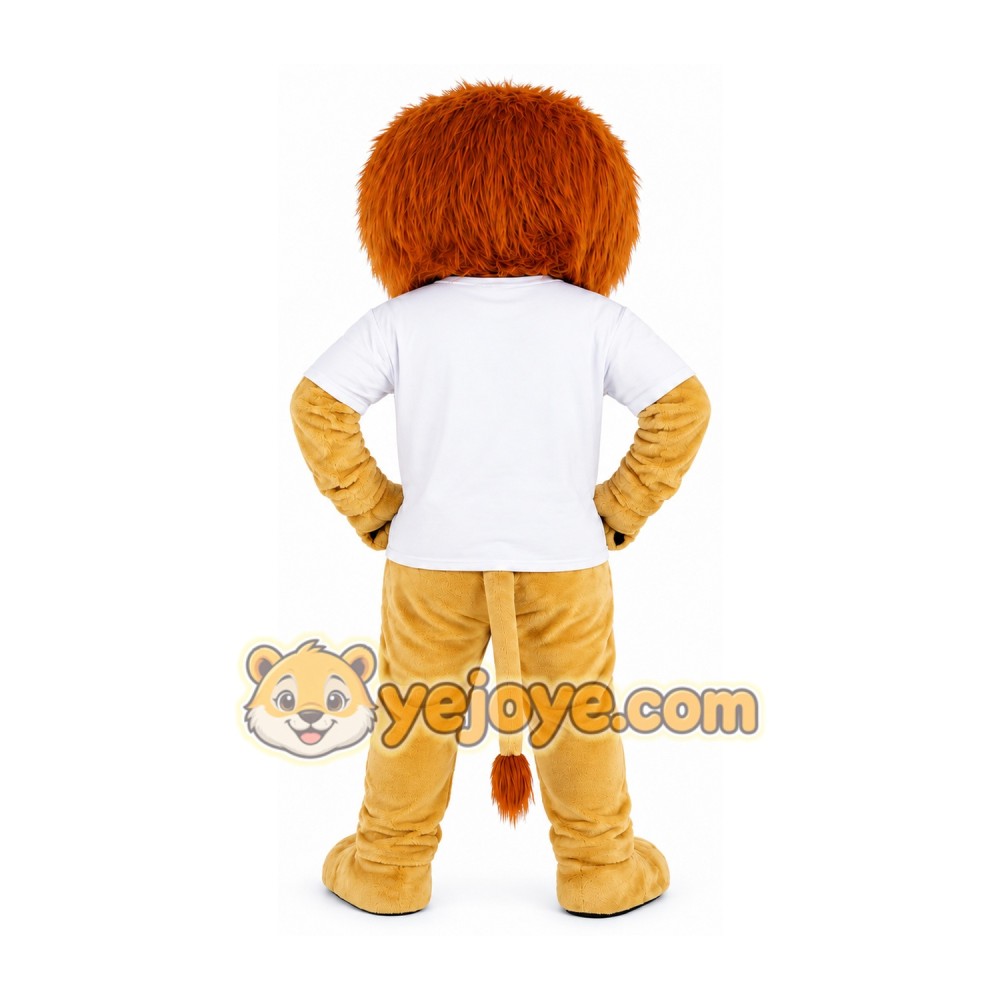Golden Lion Mascot Costume