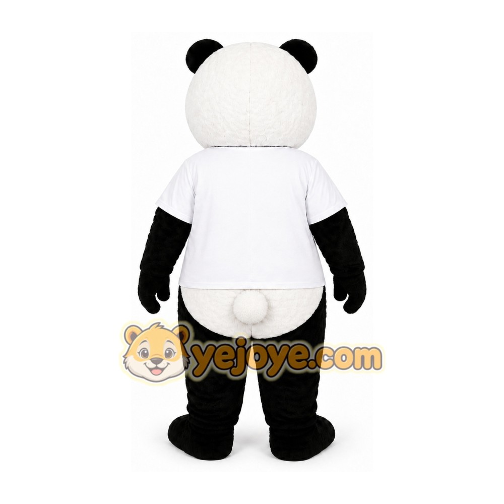 Black and White Panda Mascot Costume Black and White Panda Mascot Costume