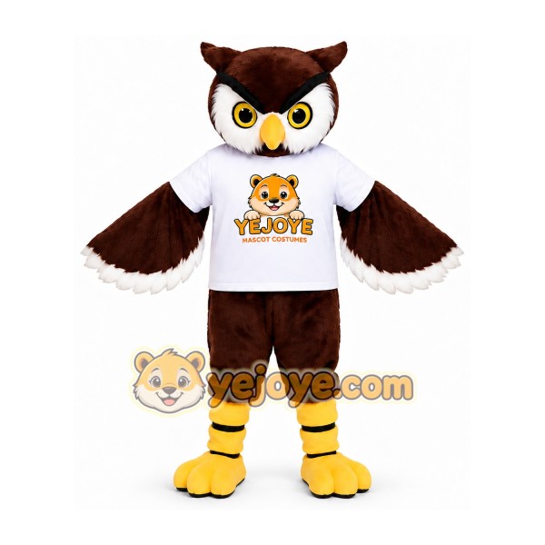 Brown Owl Mascot Costume