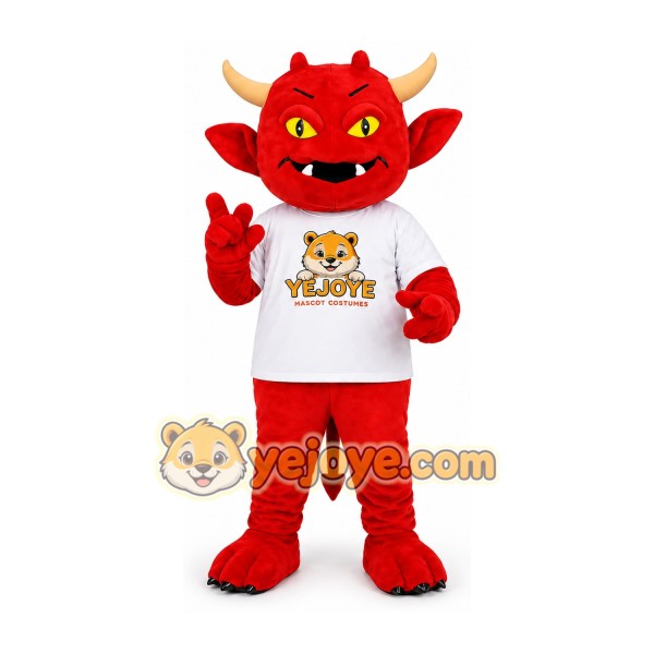 Red Devil Mascot Costume