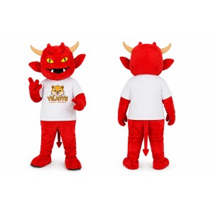 Red Devil Mascot Costume