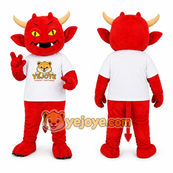 Red Devil Mascot Costume