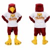 Dark Red Bird Mascot Costume