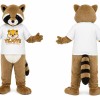Brown Raccoon Mascot Costume