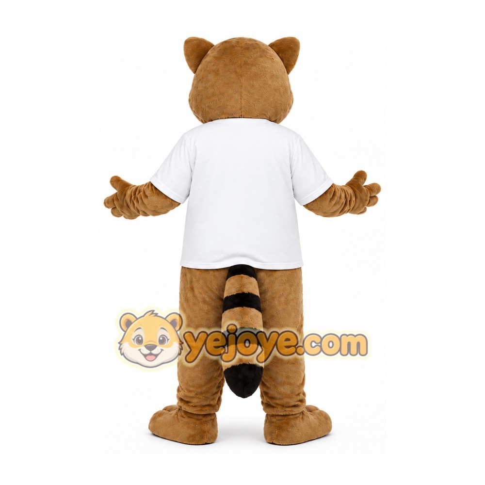 Brown Raccoon Mascot Costume Brown Raccoon Mascot Costume