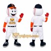 White Baseball Player Mascot Costume White Baseball Player Mascot Costume