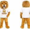 Golden Lion Mascot Costume
