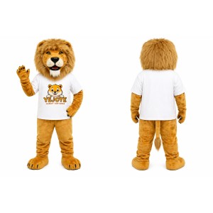 Golden Lion Mascot Costume