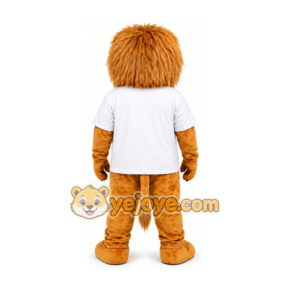 Golden Lion Mascot Costume