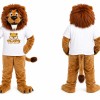 Light Brown Lion Mascot Costume