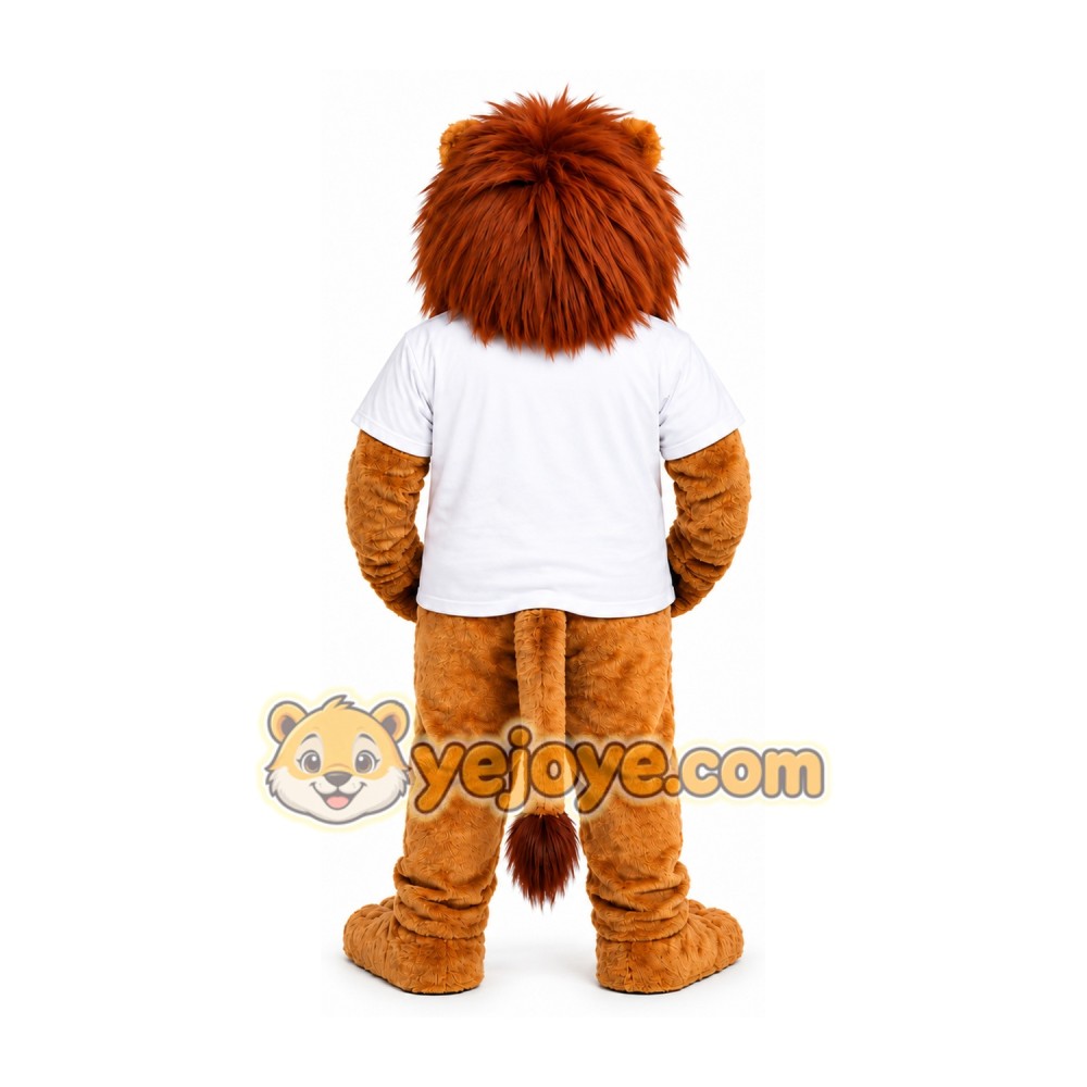 Light Brown Lion Mascot Costume Light Brown Lion Mascot Costume
