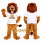 Light Brown Lion Mascot Costume