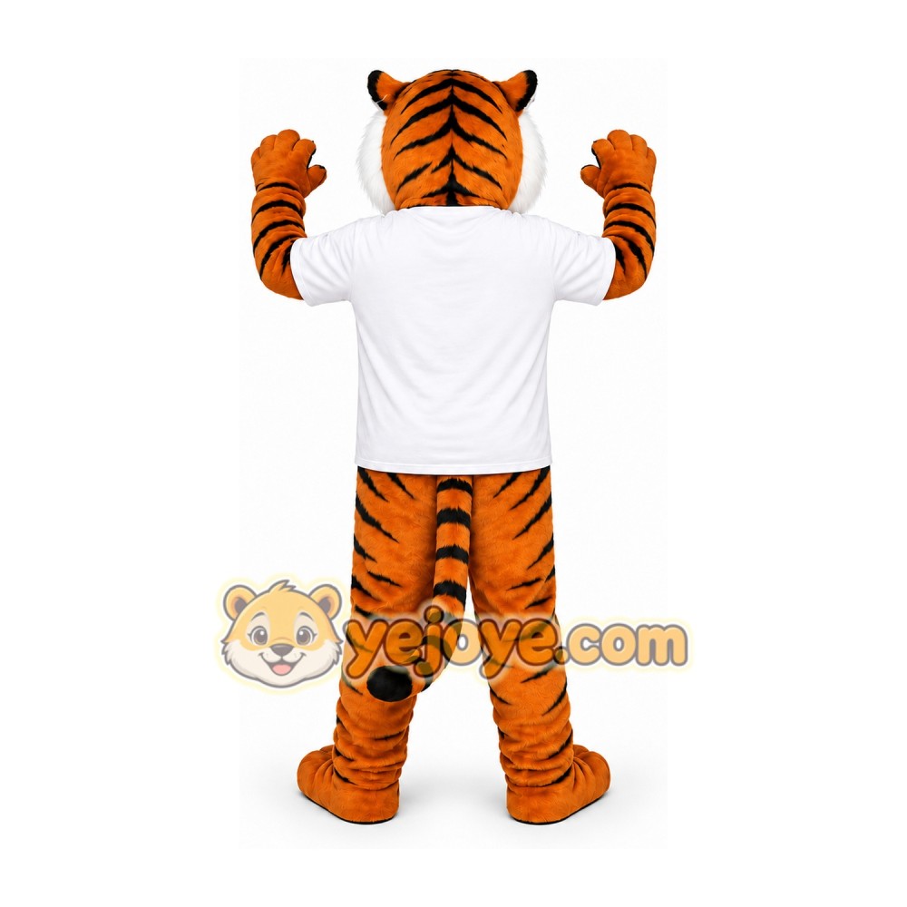 Orange Tiger Mascot Costume Orange Tiger Mascot Costume