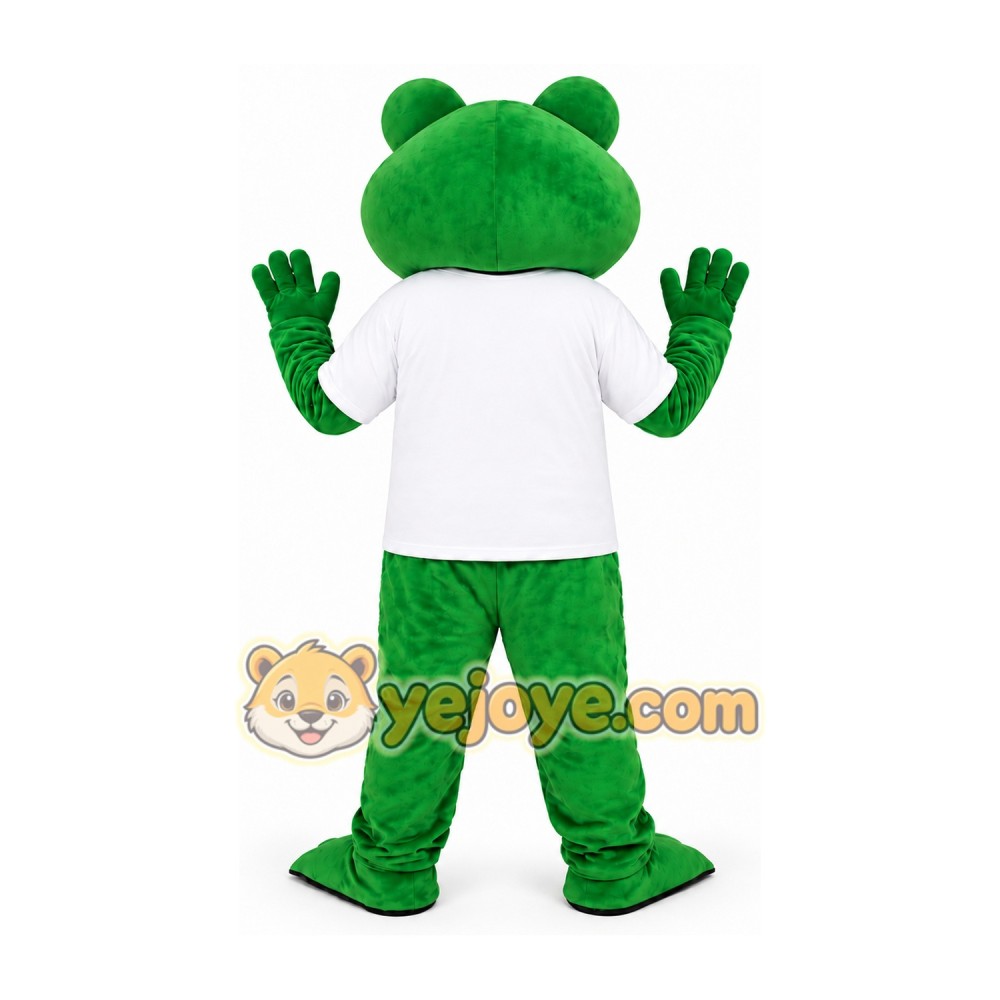 Green Frog Mascot Costume