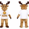 Spotted Brown Reindeer Mascot Costume