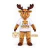 Spotted Brown Reindeer Mascot Costume
