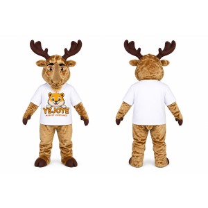 Spotted Brown Reindeer Mascot Costume