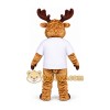Spotted Brown Reindeer Mascot Costume