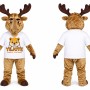 Spotted Brown Reindeer Mascot Costume