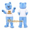 Light Blue Bear Mascot Costume Light Blue Bear Mascot Costume