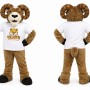Brown Ram Mascot Costume