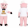 Pink Pig Chef Mascot Costume
