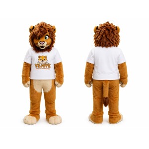 Golden Lion Mascot Costume