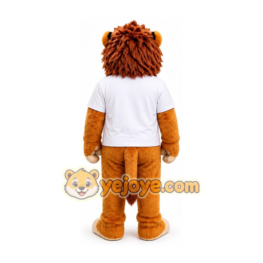 Golden Lion Mascot Costume