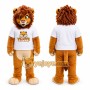 Golden Lion Mascot Costume