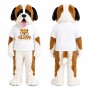 Brown and White Saint Bernard Mascot Costume