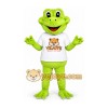 Lime Green Frog Mascot Costume Lime Green Frog Mascot Costume