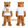 Light Brown Cat Mascot Costume Light Brown Cat Mascot Costume