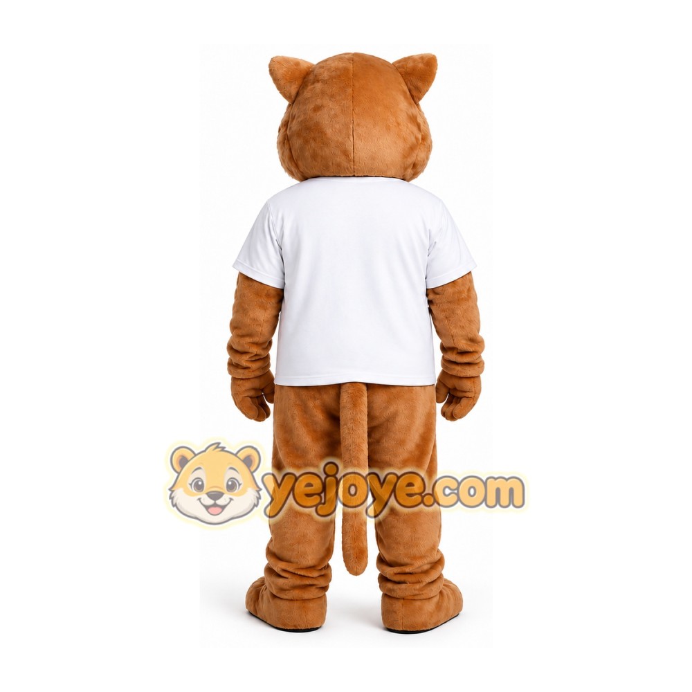 Light Brown Cat Mascot Costume Light Brown Cat Mascot Costume