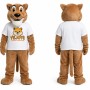 Light Brown Cat Mascot Costume