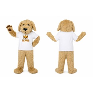 Beige Dog Mascot Costume