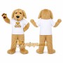 Beige Dog Mascot Costume