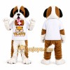 Brown and White Rescue Dog Mascot Costume Brown and White Rescue Dog Mascot Costume